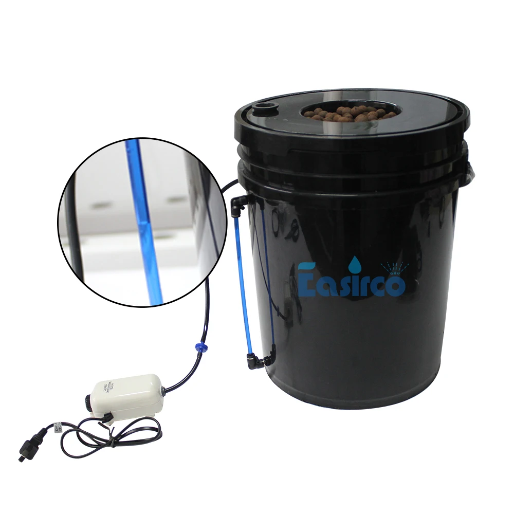 Hydrofarm Black Bucket Lid for 5 Gallon Bucket DWC DIY Hydroponics 