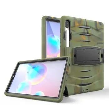 

Armor Shockproof Tablet Case For Samsung Tab S6 10.5\" T860 2019 Cover Hard Heavy Protective Rugged Duty Stand Tablet Case
