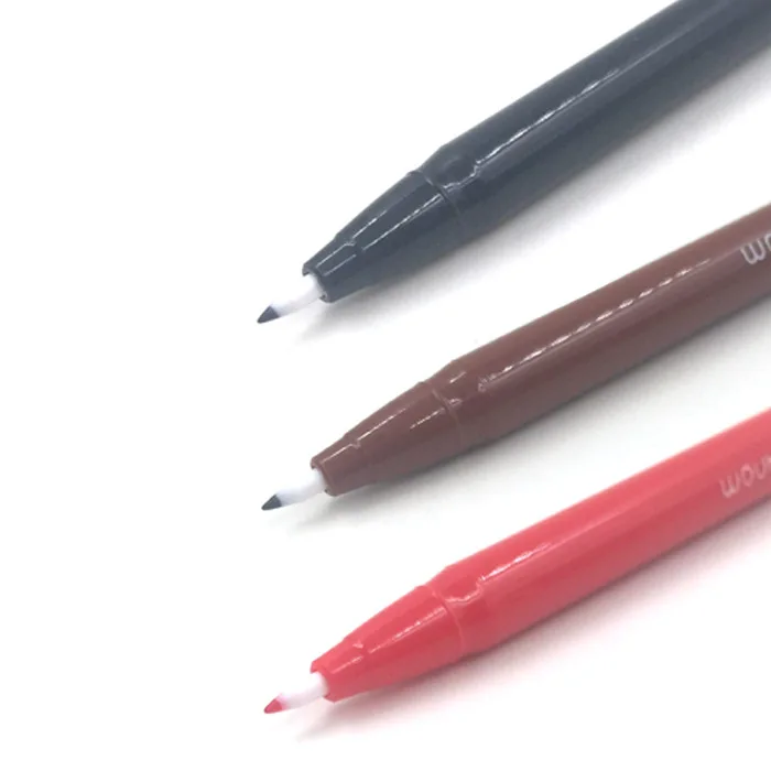 

Tattoo Marker Pen Permanent Makeup Eyebrow Microblading Thin Scribe Tool Black/Red/Blue Piercing Skin Marker Position Supply