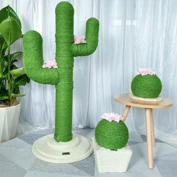 

Cactus cat climbing frame cat tree climbing frame cat scratching post grinding claws pet climbing frame supplies