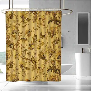 

Hotel Quality Polyester Shower Curtain Shower and Bathtub