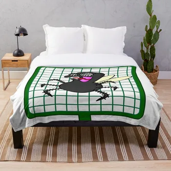 

Fly Fear Throw Blanket Soft Sherpa Blanket Bed Sheet Single Knee Blanket Office Nap Blanket