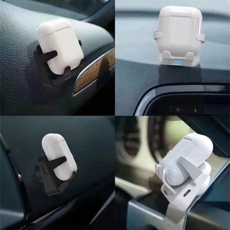 Для Airpods Зарядная база держатель кронштейн для Apple Беспроводной автомобиля Зарядное устройство Подставка