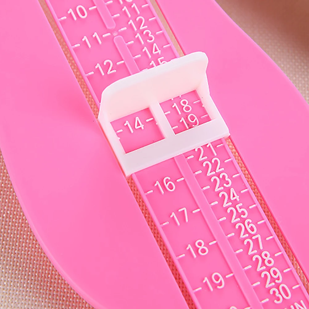 5 Colors Baby Foot Ruler Kids Foot Length Measuring device child shoes calculator for chikdren Infant Shoes Fittings Gauge Tools