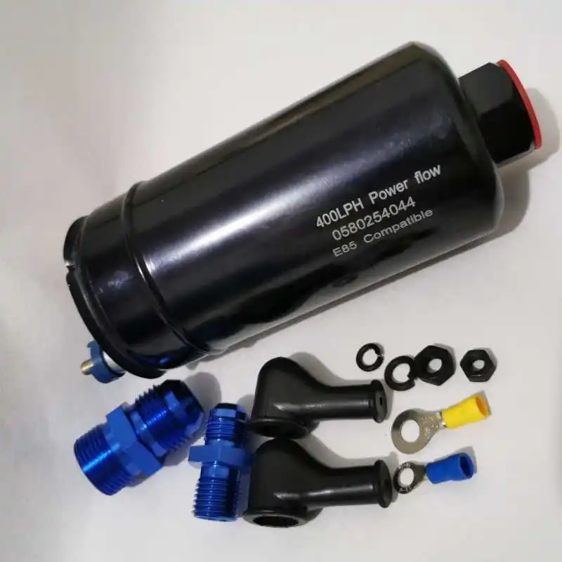 EFI 400LPH Inline External Fuel Pump 0580254044 0580 254 044 E85 Ethanol Compatible fuel pump fuel transfer pump