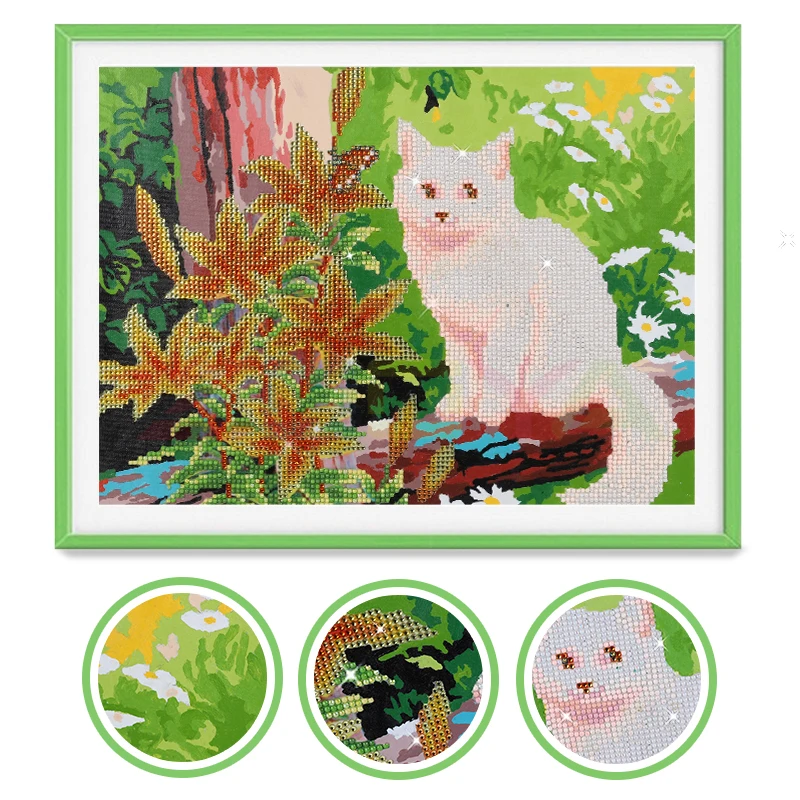 2Sz02-1 Zooya алмазная живопись и живопись по номерам, животные, сделай сам, 5D алмазная вышивка, полный набор, художественные картины, стразы, подарки, 2Sz02 - Цвет: 2Sz02-1