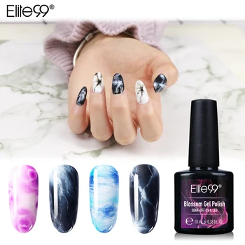 

Elite99 10ml Blossom Gel Nail Polish Soak Off Nail Art Manicure Gel Varnish Semi Permanent Blooming Effect Flower UV Gel Polish