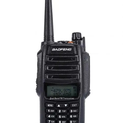 Black US Plug Большой диапазон baofeng uv-9r plus Водонепроницаемая рация с любительским Радио Автомобильная радиостанция vhf uhf Удобная - Цвет: Black US Plug