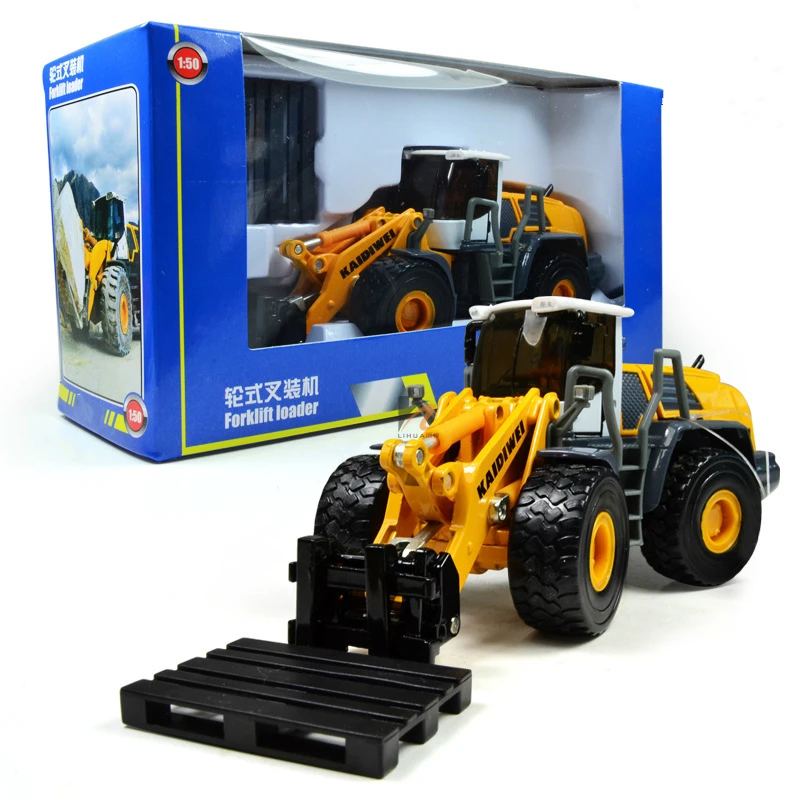 

1PCS Metal Alloy Sound Yellow Exquisite Collection Baby Toys Car Styling Tractor Model 1:32 Truck Model Best Gifts