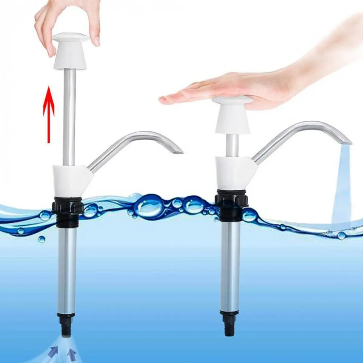 180MM Caravan Sink Water Hand Pump Tap Camping Motorhome Trailer Rv Spare Parts