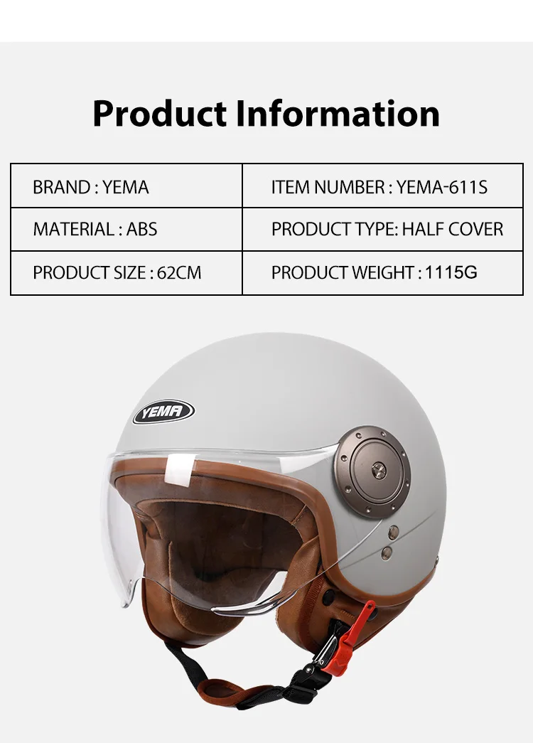 Half Cut Scooter Helmet - Image 5