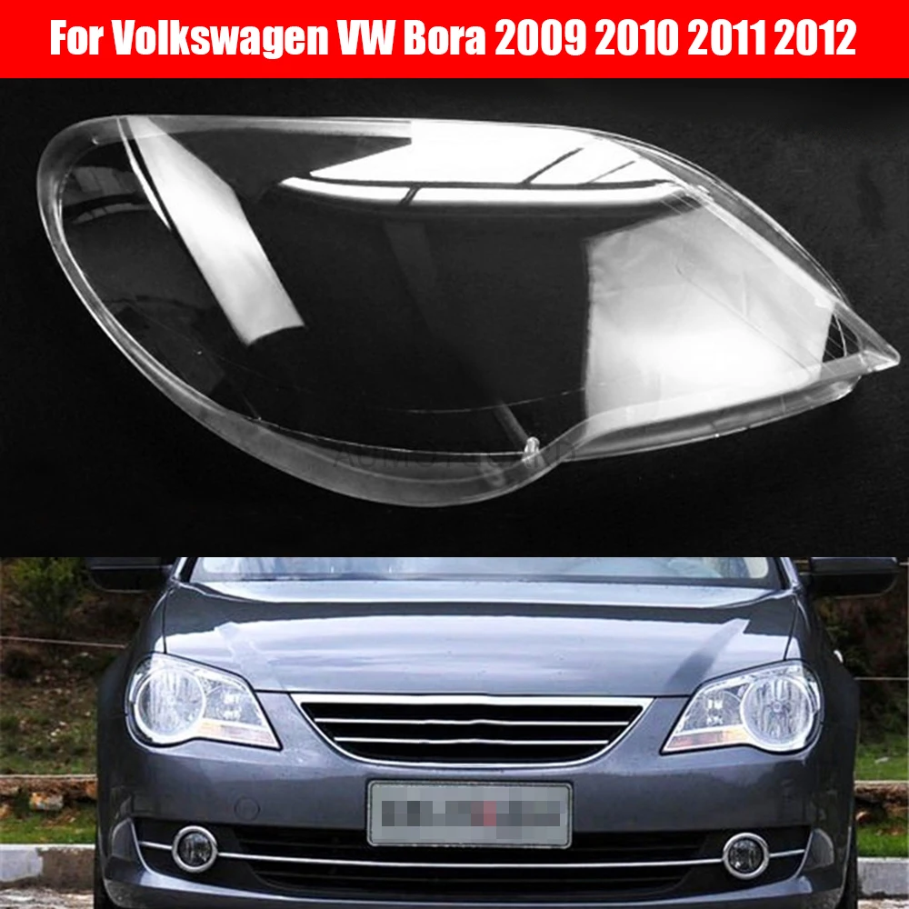 

Car Headlight Lens For Volkswagen VW Bora 2009 2010 2011 2012 Headlamp Lens Car Replace Lens Auto Shell Cover