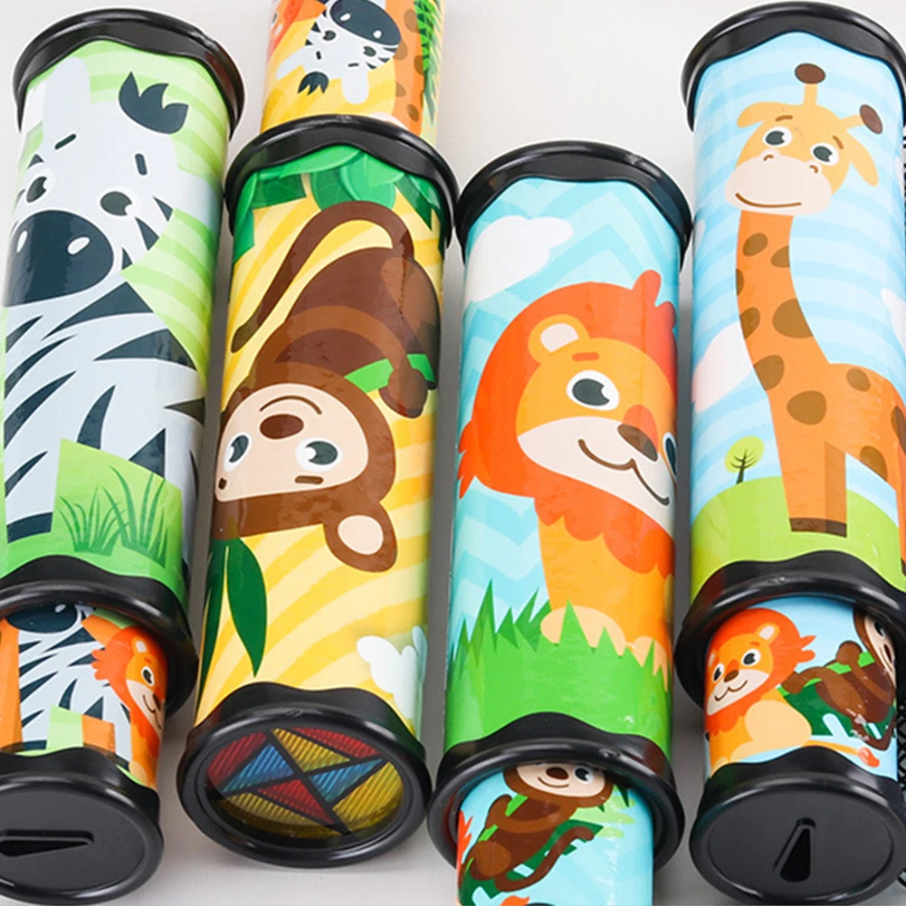 Creative Rotating Colorful World Animal Kaleidoscope Kids Education Toy Gift Interactive Logical Magic Classic Toys