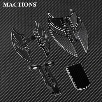 

Motorcycle Floorboards Front Rear Footpegs CNC Brake Pedal Shift Lever Peg For Harley Touring Electra Glide Dyna Softail CVO