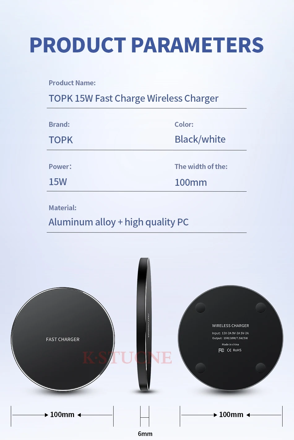 Qi Беспроводное зарядное устройство для iPhone 11 Pro Max X XS MAX XR 8 Plus 15 Вт Быстрая зарядка для samsung S9 HUAWEI P30 Pro Быстрая зарядка