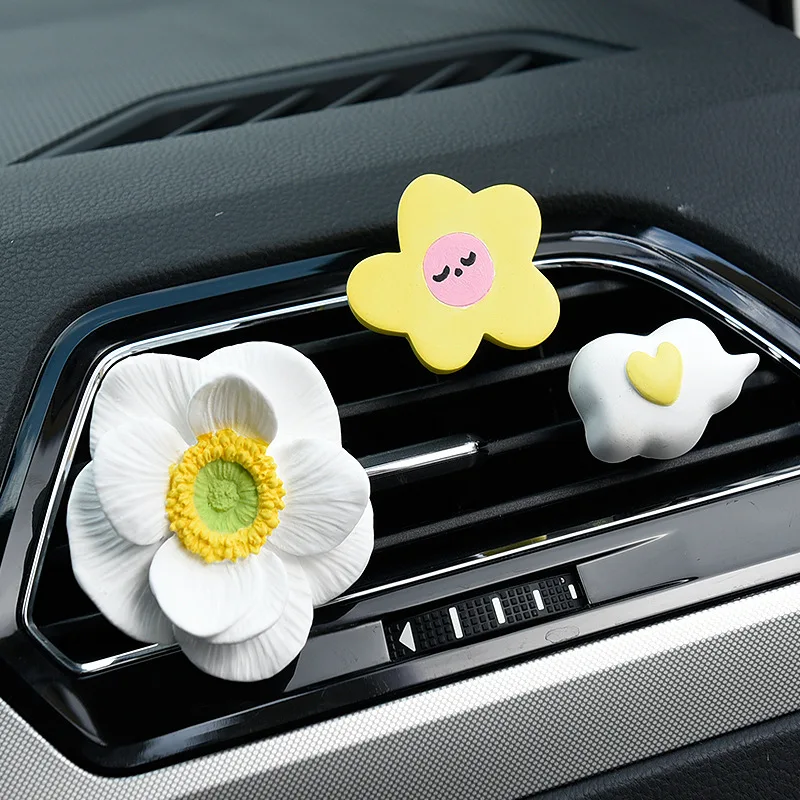 Auto Luft auslass Aroma therapie Ornamente Anemone Klimaanlage