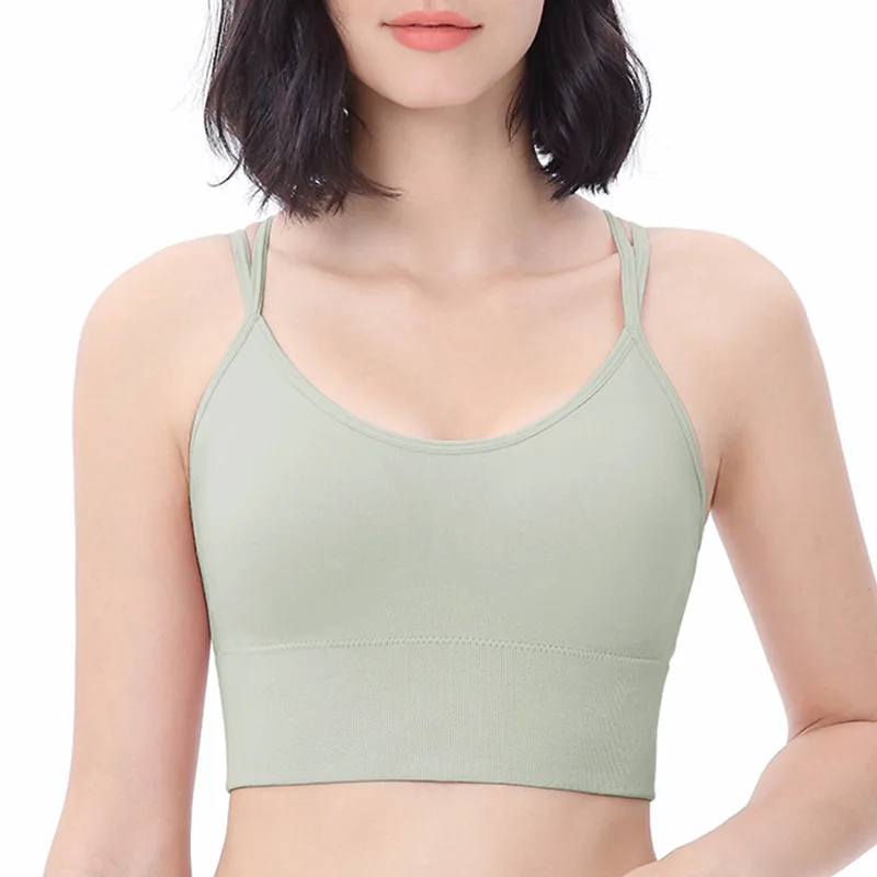 Sexy Front Open Bra, Women's Sports Bras Solid Color Comfort Bra,Black,S :  : Clothing, Shoes & Accessories