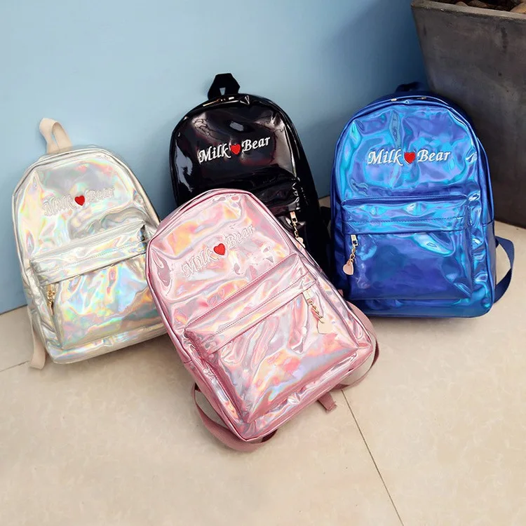 

Backpack Women's Korean-style Campus Men's Junior High School College High School Students Japanese-style Harajuku Ulzzang Laser