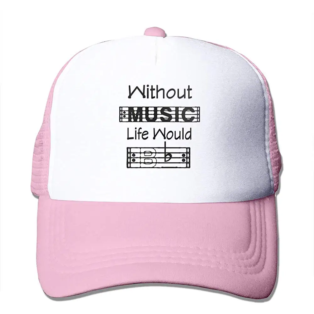Tsdfcwithon Music Life, сетчатые бейсболки, унисекс, кепка В Стиле Дальнобойщика, розовая