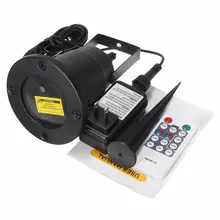 R& G светодиодный светильник для лазерного проектора и пульт дистанционного управления, водонепроницаемый сценический светильник для наружного пейзажа, сада, рождественского декора