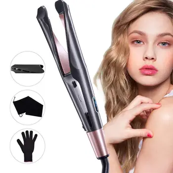 

Professional Electric Curling Iron Hair Curler 2 in 1 Hair Straightener Flat Irons Ceramic Styling Tools Ceramic Styling Tools