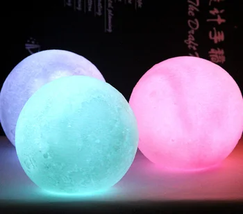 

Color moon Mini night light creative led non printing bedside lamp enamel atmosphere lamp