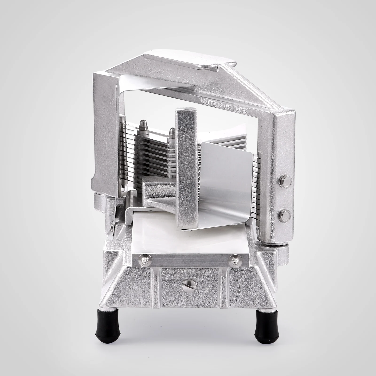

Tomato Slicer Cutting Machine Durable Aluminum Frame Commercial Grade 3/16''