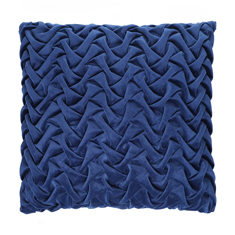 Personality pillow household items ins wind hug suede pillowcase sofa back hand-woven cushion case with pillow core