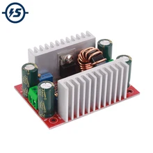 

400W 15A DC-DC Step Up Boost Converter Constant Current Voltage LED Driver Board 8.5-50V to 10-60V Battery Charger Power Supply
