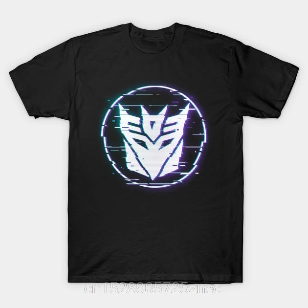 Футболка с принтом DECEPTICONS GLITCH мужская женская футболка | Мужская одежда
