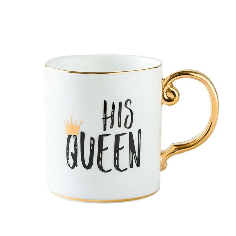 only cup Подарок на день Святого Валентина, кофейная чашка с крышкой, ложка, Подарок на годовщину для жены, подарок для подруги, друга - Цвет: only cup