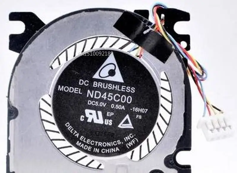 

Original Delta ND45C00-16H07 5V 0.50A for HP notebook built-in CPU cooling fan Free shipping