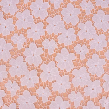 

Flowers full of hollow milk silk home soft decoration clothing accessories DIY dress boundless wedding dress