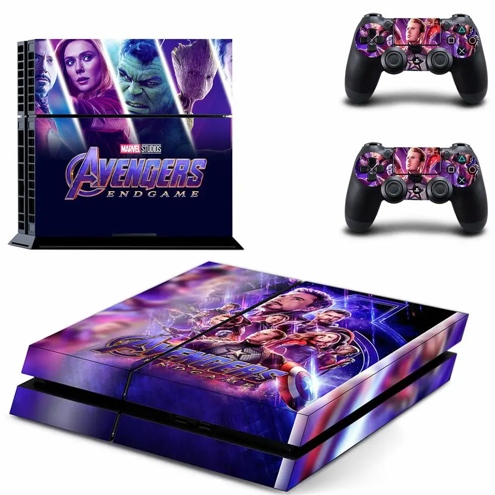 GYTM2571 Мстители Endgame PS4 наклейка s Play station 4 кожа PS 4 наклейки Наклейки Обложка для playstation 4 PS4 консоль и контроллер кожи - Цвет: GYTM2571
