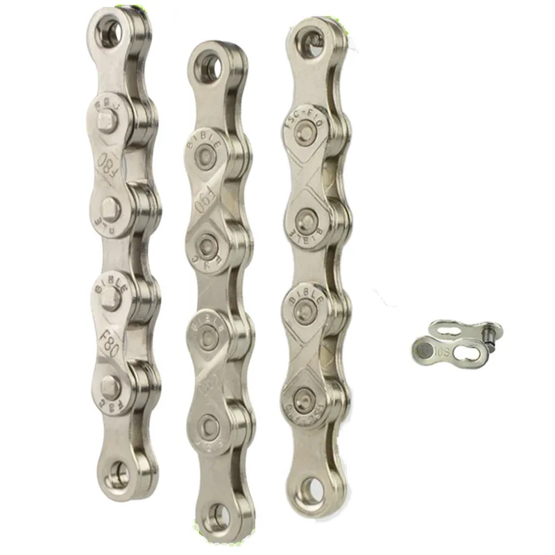 

Mountain road bicycle chain 8 9 10 speed chain Three-layer electroplating rust prevention heat treatment quenching hardening wea