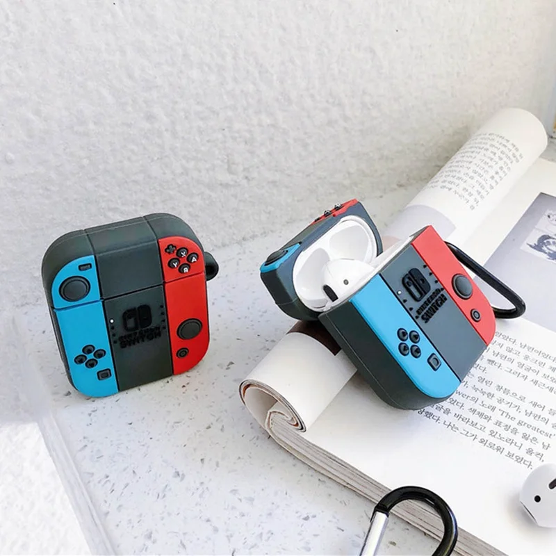 Силиконовый милый 3D чехол для наушников Airpods 2 Чехол для наушников AirPods