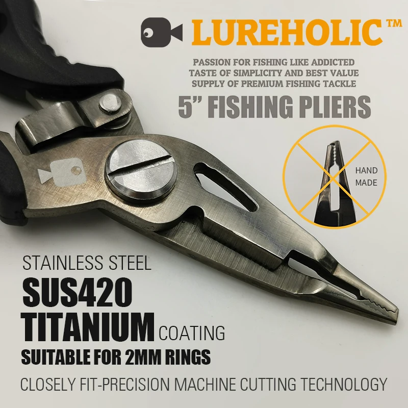 LUREHOLIC125cmFishingPlierScissorForFishingLineLureCutter