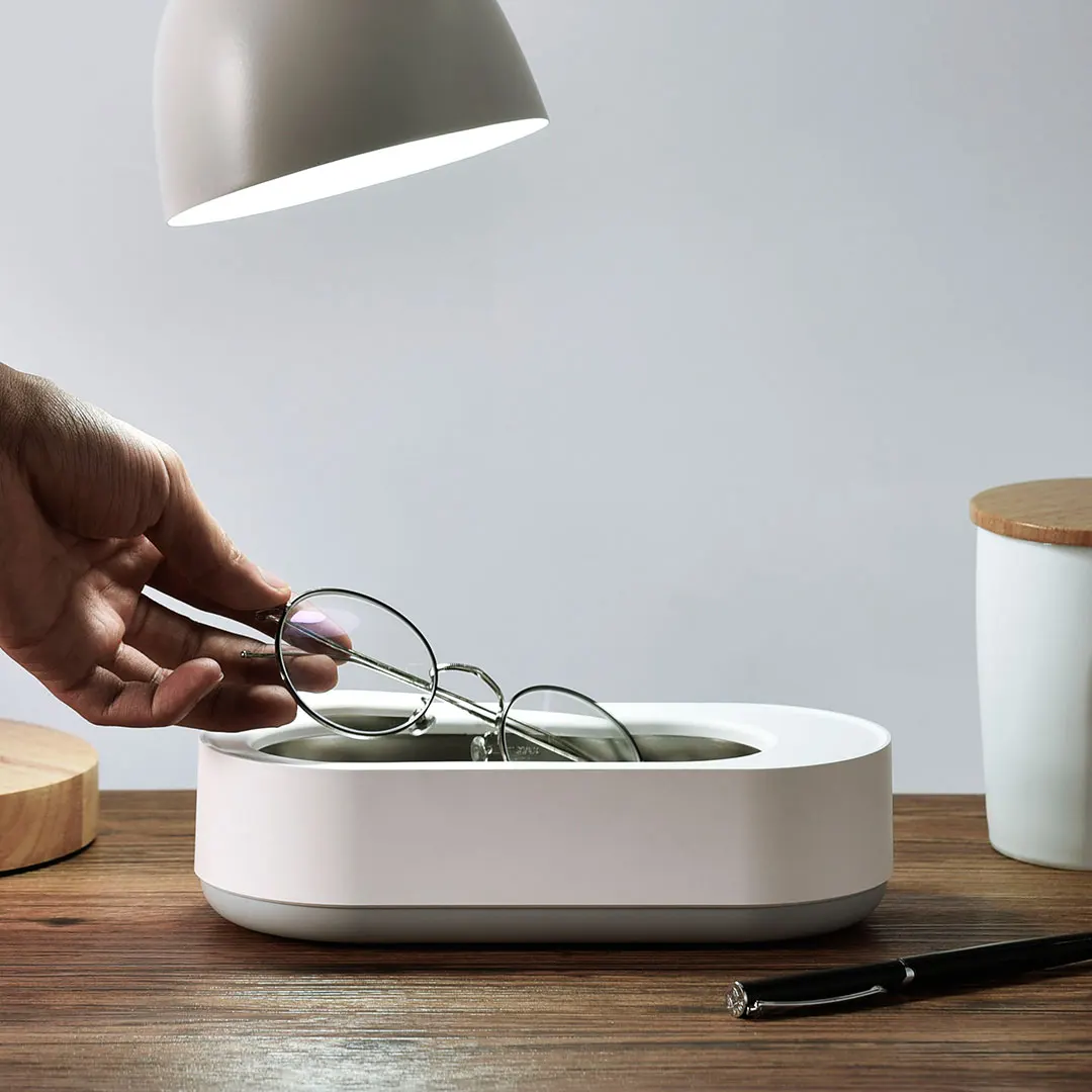 Xiaomi Mijia Youpin EraClean ультразвуковая машина для чистки 45000 Гц высокочастотный очиститель вибрации стиральная ювелирные изделия очки часы