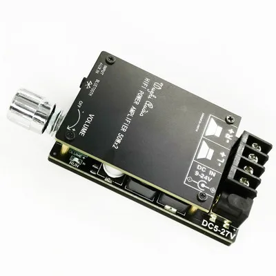 Amplifier board Bluetooth 5,0 аудио модуль tpa3116d2 стерео высокой мощности цифровой hifi уровень 2,0 усилитель мощности плата 2x50 Вт - Color: Amplifier board
