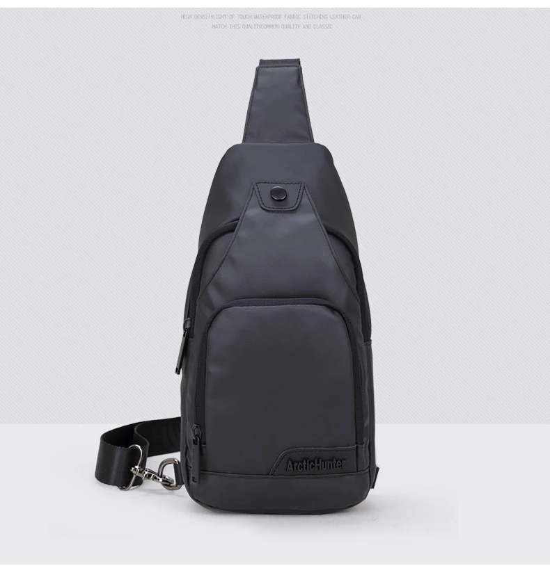 Men Chest Bag Multifunction Oxford Casual Headphone Cable Outlet Fashion Crossbody Bags For Men Single Shoulder Bag New