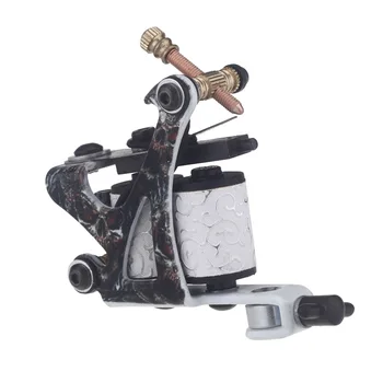 

Professional Tattoo Machine Gun Shader Liner Senior Cast Iron 10 Wrap Coils Free Spring Body Art Care Tools