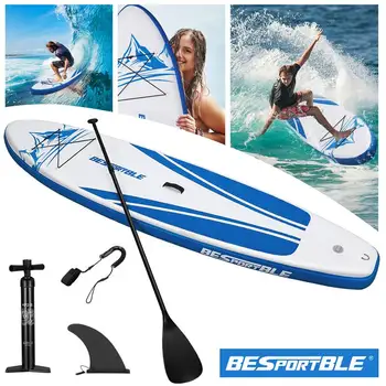 

305x76x15cm inflatable surfboard BESPORTBLE 2020 stand up paddle board surfing water sport sup board surf board