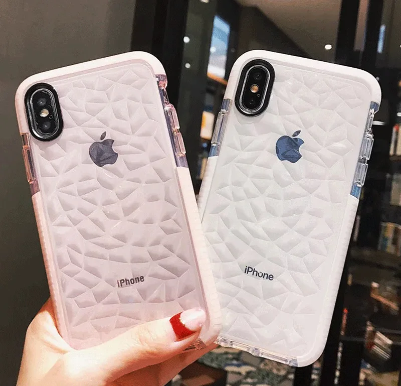 Чехол для iPhone X XR XS Max 7 8 Plus 6 6s Мягкий ТПУ Прозрачный ударопрочный удобный