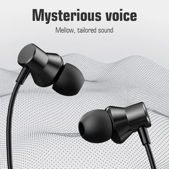 

130 In Ear Headphones Wired Earbuds Stereo Bass Headset with Mic Easily Carrying Lightweight Earphone Part for Lenovo HF