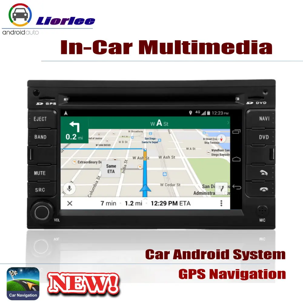 Для VW Bora 2002 2010 автомобильный Android GPS плеер навигация HD Дисплей аудио видео в