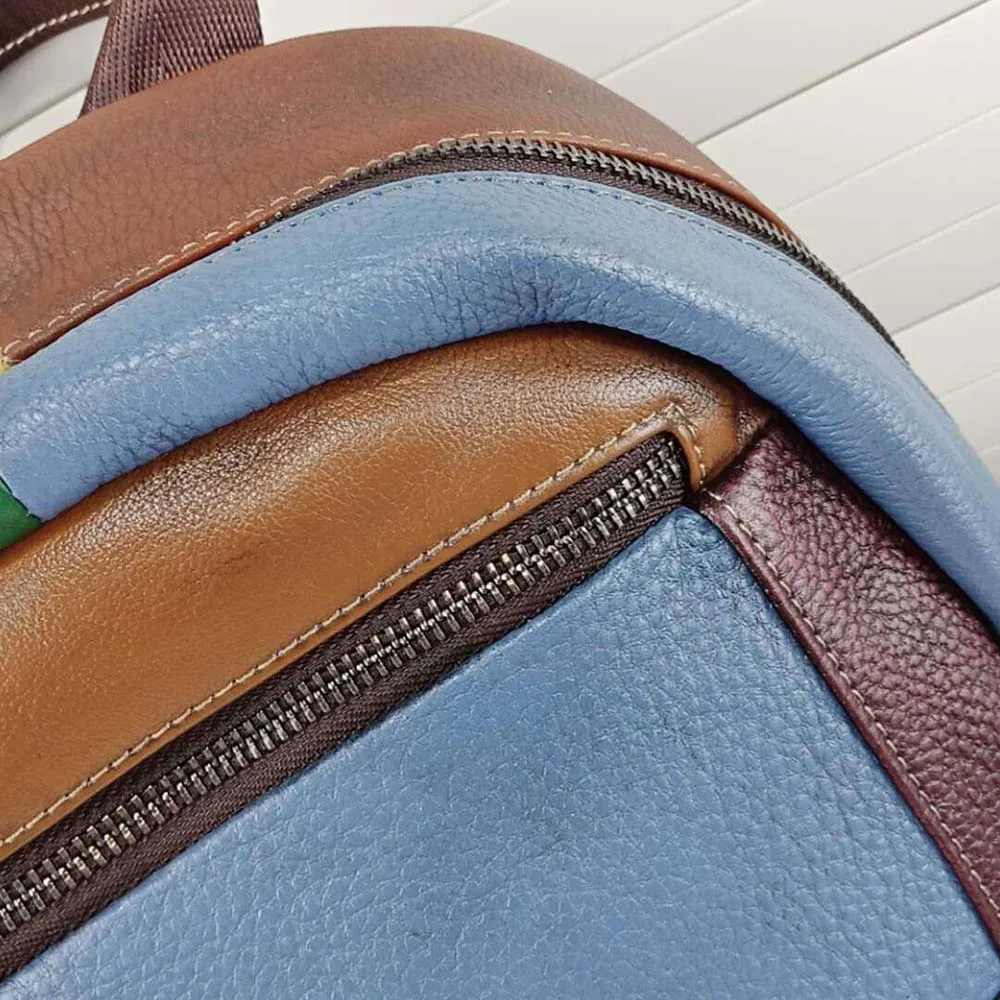 Lukegear, рюкзак из коровьей кожи, винтажный стиль, женские рюкзаки для девочек, школьные сумки, настоящий материал, высокое качество, сумка для улицы