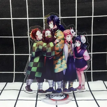 

Kimetsu No Yaiba Keychain Acrylic Anime Man Key Chain Women Key Holder Couples Keyring Wedding Key Ring Brelok Agatsuma Zenitsu