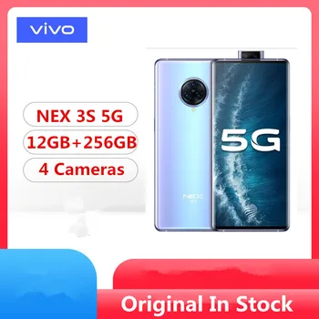 

DHL Fast Delivery Vivo Nex 3S 5G Cell Phone Snapdragon 865 Android 10.0 6.89" Super Amoled 12GB RAM 256GB ROM UFS3.1 64.0MP