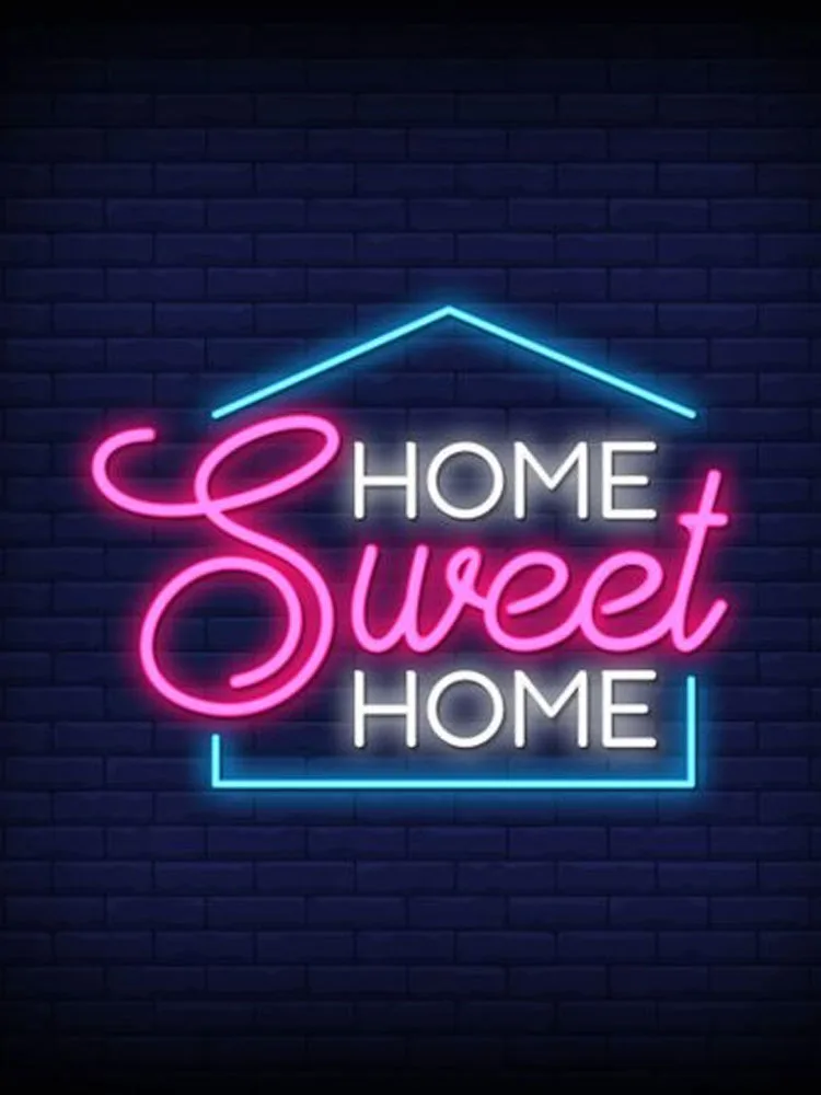 

Neon Sign For Home Sweet Home Real Glass Tubes Lamp Beer Bar resterant light Decorate advertise custom LOGO Handmade art light