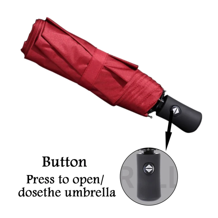 Зонт 8 ребер автоматический открытый закрытый ветрозащитный зонтик от дождя Водонепроницаемый Открытый VJ-Drop